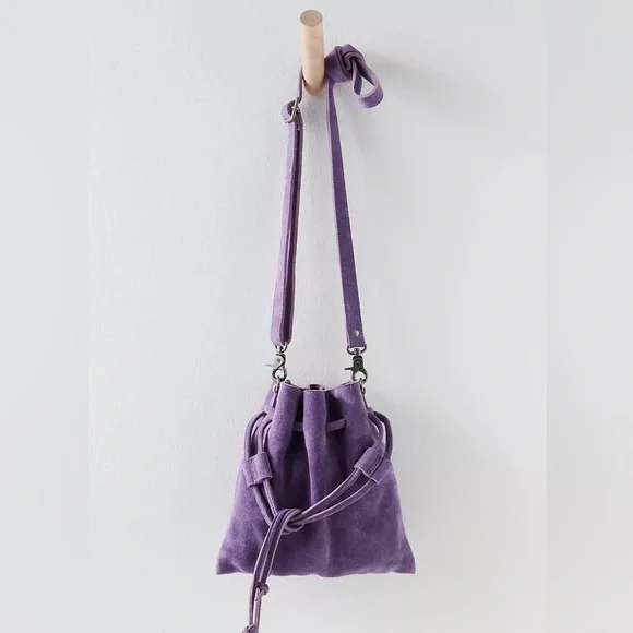 Free People Purple Backpack suede OXFORD SUEDE SLING by Free People – 75° & Fuzzy main image 4